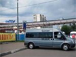 Бесплатный автобус Genser в пункт аренды автомобилей АрендаАвто-вгн на ул.Добролюбова